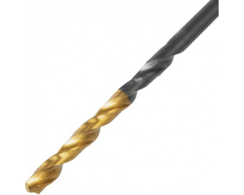 Сверло по металлу Denzel HSS-Tin, Golden Tip 2 мм, 10 шт 717203