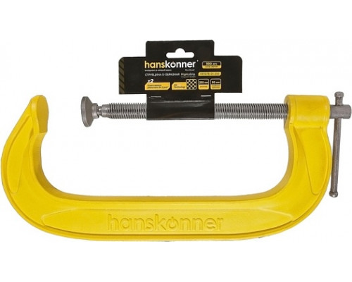 Струбцина G-образная HANSKONNER HK1078-01-250 250 мм / 10''