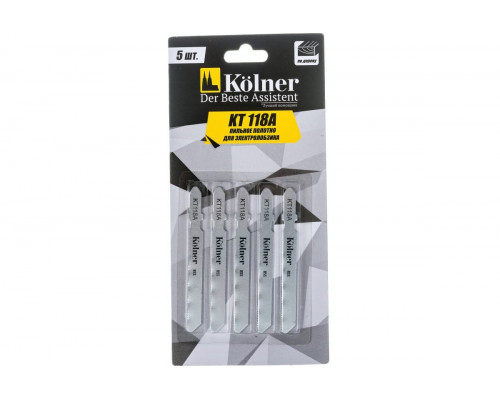 Пилки по металлу Kolner KT 118А по металлу 75х1,2мм, 5шт. кн118а