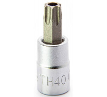 Головка TORX HANS 2025TH40 короткая торцевая с отверстием 1/4