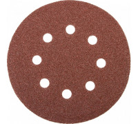 Круг шлифовальный на липучке STAYER PROFI 8 отверстий, Р40, 125мм, 5шт 3580-125-040