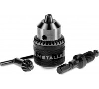 Патрон быстрозажимной для дрели METALLICA Optima 0,5-6,5 мм, 3/8-24UNF с хвостовиком HEX-1/4 193790