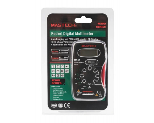 Мультиметр цифровой MASTECH M300 с автовыбором диапазона