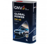 Масло моторное GNV Global Power 5W40 Synthetic 1 л (металл. канистра) GGP1M11072017510540001