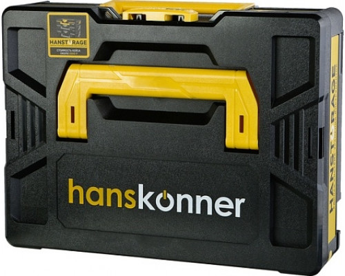 Гайковерт аккумуляторный HANSKONNER HCD201300BLC удар б/щ platinum,18в,1batterysystem, 3/4