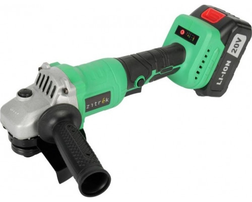 Угловая шлифмашина аккумуляторная ZITREK ZKAG20-125 PRO Li-ion 4 Ач-1шт, ЗУ, кейс 083-1078