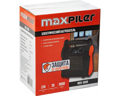 Тепловая пушка электрическая MAXPILER MEH-3000