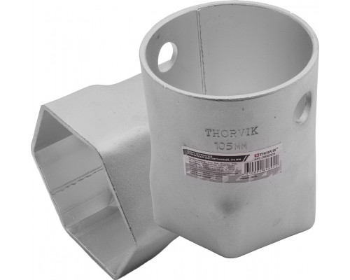 Ключ трубчатый THORVIK BS6P105 ступичный шестигранный, 105 мм