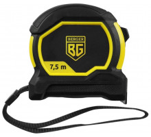 Рулетка BERGER BG1353 ударопрочная 7,5м*25мм двусторонняя