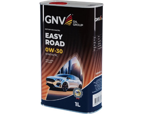 Масло моторное GNV Easy Road 0W30 1 л (металл. канистра) GER1M11280011110300001