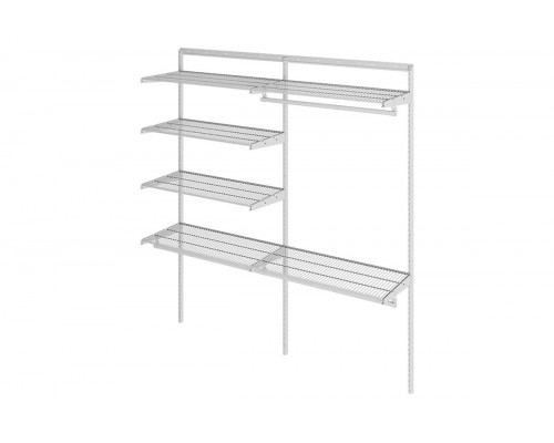 Гардеробная система ПРАКТИК HOME Optima G180 белая