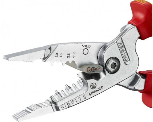 Инструмент для удаления изоляции KNIPEX KN-1376200ME с диэлектрическими ручками