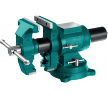 Тиски KRAFTOOL 3D Multi-Purpose 125 мм, чугунные слесарные 32706-125