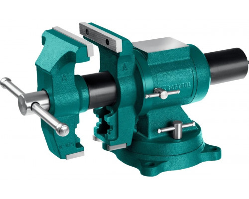 Тиски KRAFTOOL 3D Multi-Purpose 125 мм, чугунные слесарные 32706-125