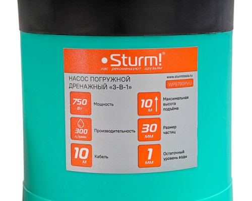 Насос дренажный Sturm WP9790PVU