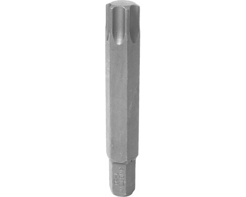 Бита для заворачивания KING TONY TORX T60, 10 мм, L - 80 мм 168060Т 168060T
