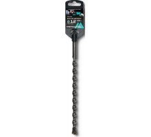 Бур SDS-plus METALLICA Optima 12х260/200 мм по бетону напайка с центром, 2 спирали 904398