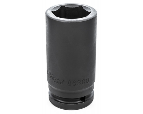 Ударная головка глубокая 6-гранная 3/4" HANS 86300M30 30 мм