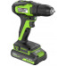Дрель-шуруповерт аккумуляторная GREENWORKS GD24DD35 24V, АКБ 2Ач и ЗУ 3704007CUA