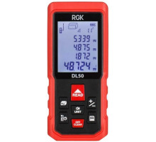 Лазерный дальномер RGK DL50 С ПОВЕРКОЙ с угломером 755696