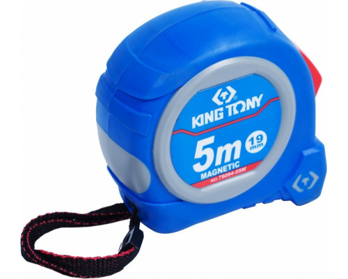 Рулетка KING TONY 5.0 м с магнитным крюком 79094-05M