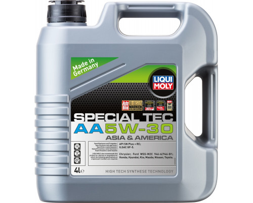 Масло моторное LIQUI MOLY SAE 5W30 Special Tec AA 4 л 7516/7616 7616/7516