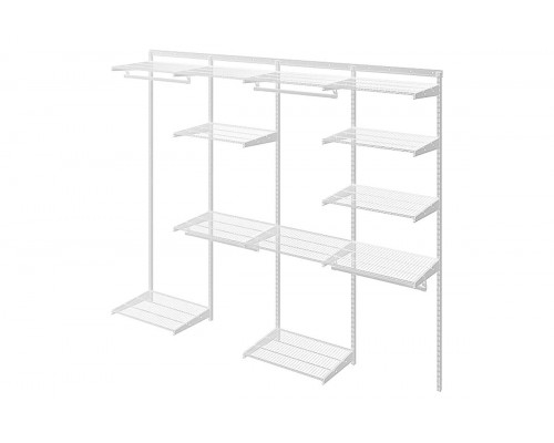 Гардеробная система ПРАКТИК HOME Max G240 белая S70199919601