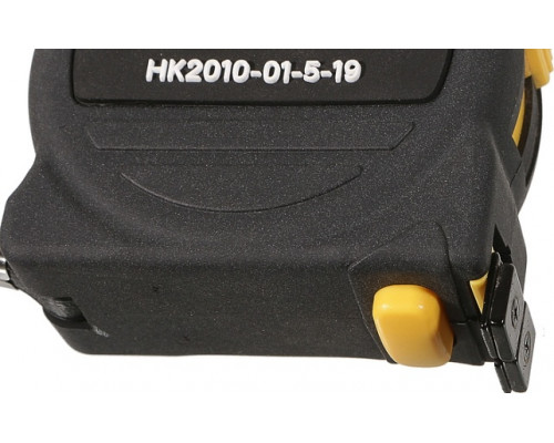 Рулетка HANSKONNER HK2010-01-5-19 с противоударным корпусом softtouch