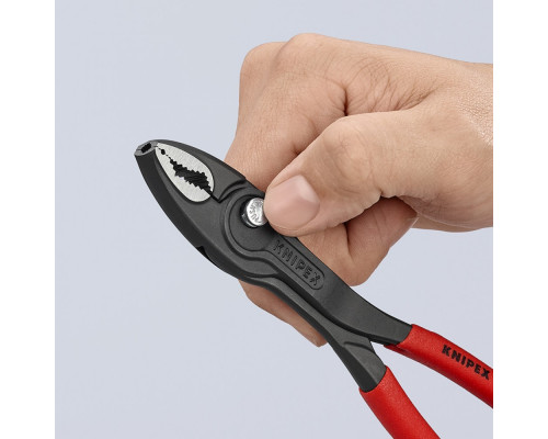 Клещи KNIPEX KN-8201200SB TwinGrip с фронтальным и боковым захватами
