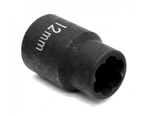 Головка для поврежденного крепежа STANKO CS-12.25.12 1/2", 12 мм, короткая спиральная