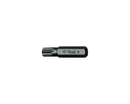 Бита для заворачивания HANS 082-4M08 12-ти гранная XZN короткая на 5/16