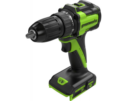 Дрель-шуруповерт аккумуляторная GREENWORKS 3708307 24V, б/щет, 25/45 Hм, LED, без АКБ и ЗУ