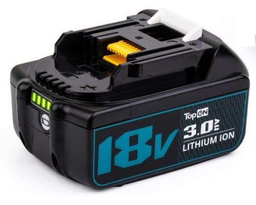 Аккумулятор TopON для Makita 18В, 3.0Ah (Li-Ion) TOP-MAK-18-3.0
