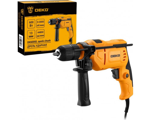 Дрель ударная сетевая DEKO DK600ID 083-1090