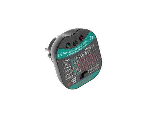 Тестер розеток MASTECH 13-1266 с детектором автоматов MS5902RTD