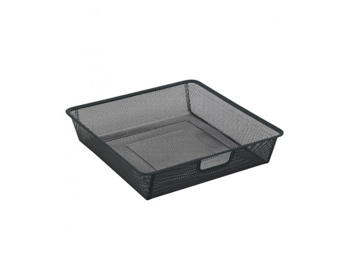 Корзина ПРАКТИК HOME GBM 45х10 см мелкосетчатая, графит