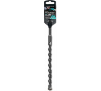 Бур SDS-plus METALLICA Optima 16х260/200 мм по бетону напайка с центром, 2 спирали 904602