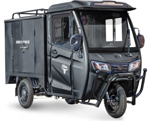 Трицикл грузовой RUTRIKE КАРГО Кабина Дуал 60V1000W Черный матовый 2825 024460-2825