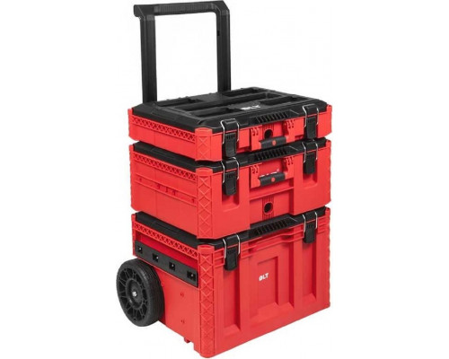 Ящик для инструмента DLT серия RED PRO №1 dlt, (кейс №5, кейс №4, кейс-тележка №2) 4050