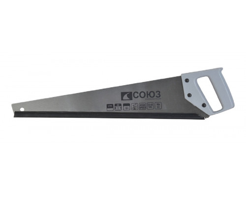 Ножовка по дереву СОЮЗ 1060-14-500С 500мм, 5tpi, 2d