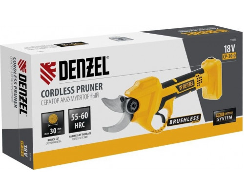 Секатор аккумуляторный Denzel CP-30-0 59436