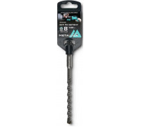 Бур SDS-plus METALLICA Optima 8х160/100 мм по бетону напайка с центром, 2 спирали 904206