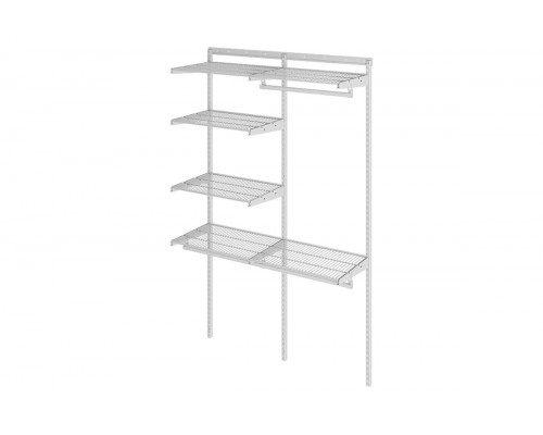 Гардеробная система ПРАКТИК HOME Optima G120 белая S70199916501