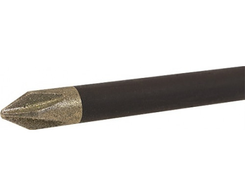 Отвертка крестовая HANSKONNER HK1040-16-PH1-75 алмазн. наконечник