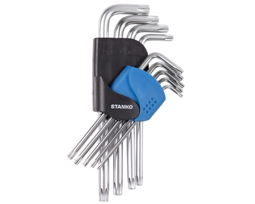 Набор угловых длинных ключей TORX STANKO CS11129L, 9 шт
