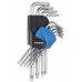 Набор угловых длинных ключей TORX STANKO CS11129L, 9 шт