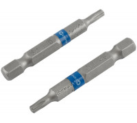 Набор бит Cutop Profi TORX T15, 50 мм, стальные, 2 шт 83-657