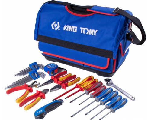 Набор электромонтажного инструмента KING TONY 91333MQ, 33 предмета