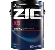 Масло моторное ZIC X5 10W40 20 л 192622