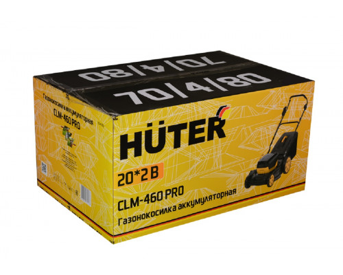 Газонокосилка аккумуляторная HUTER CLM-460 PRO самоходная 70/4/80